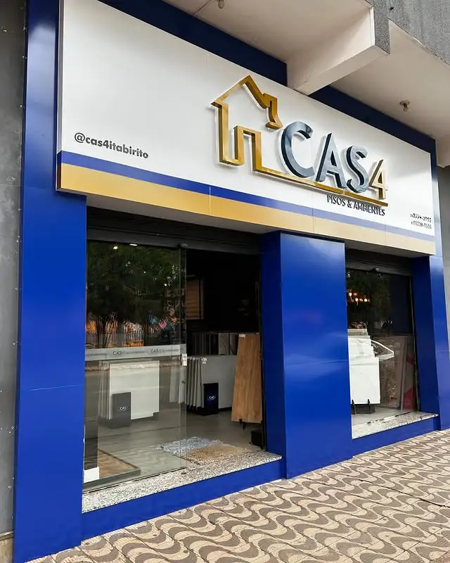 Showroom da Cas4 Pisos e Ambientes em Itabirito